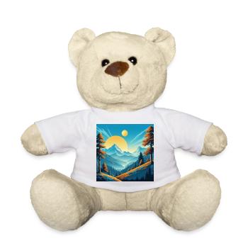 Deux soleils - Nounours - blanc - Devant