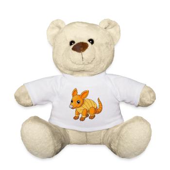Aardvark Cute Mascot Cartoon Character Kawaii - Teddy Bear - white - Front