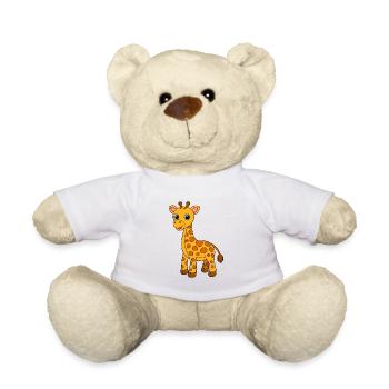 Girafe Mascotte mignonne Personnage de dessin animé Kawaii - Nounours - blanc - Devant