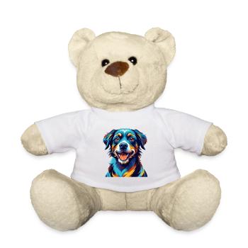 Cao De Gado Transmontano Hunderasse Karikatur Kawaii - Teddy - Weiß - Vorne