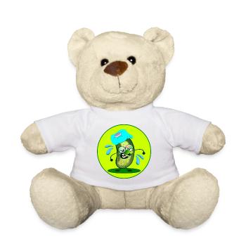 SUMMER SWEAT HEAT CUCUMBER - Teddy Bear - white - Front