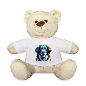 Kuvasz Hunderasse Bunte Karikatur Kawaii - Teddy - Weiß - Vorne