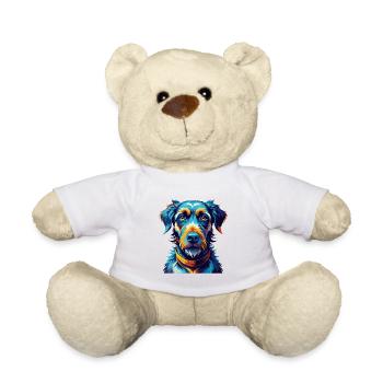 Harrier Dog Breed Colorful Cartoon Kawaii - Teddy Bear - white - Front
