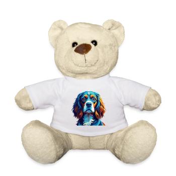 Deutscher Wachtelhund Dog Breed Cartoon Kawaii - Teddy Bear - white - Front