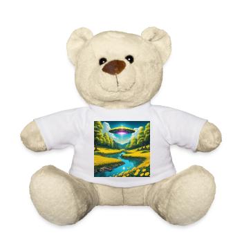 UFO - Teddy Bear - white - Front