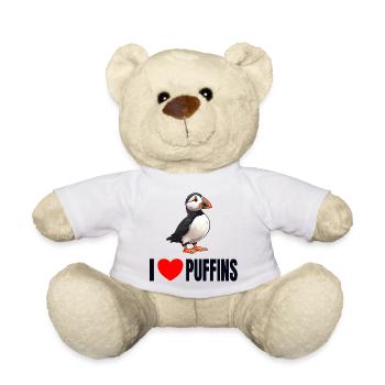Papageientaucher Küstenvögel Papageientaucher - Teddy - Weiß - Vorne