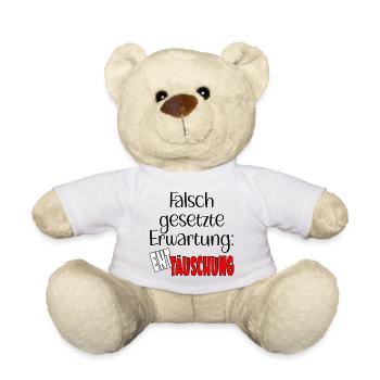 KRISE ERWARTUNG ENTTÄUSCHUNG - Teddy - Weiß - Vorne