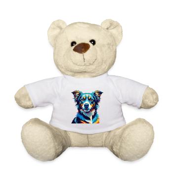 Cao Da Serra De Aires Dog Breed Cartoon Kawaii - Teddy Bear - white - Front