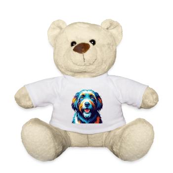 Schapendoes Race Chien Coloré Dessin Animé Kawaii - Nounours - blanc - Devant
