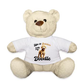 Goldendoodle Golden Doodle Life Cadeau d’or - Nounours - blanc - Devant