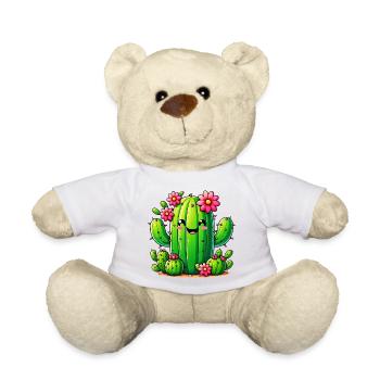 Cactus - Teddy Bear - white - Front