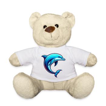 Dauphin - Nounours - blanc - Devant