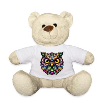 Eule - Teddy - Weiß - Vorne