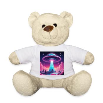 OVNI en montagne - Nounours - blanc - Devant