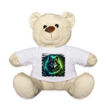 Wolf - Teddy Bear - white - Front