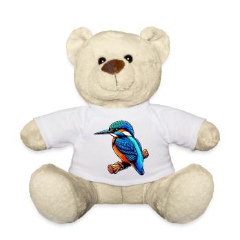 Kingfisher - Teddy Bear - white - Front