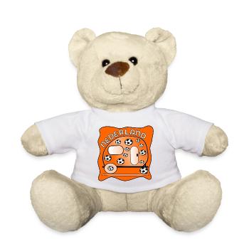 PAYS-BAS CAMPING FOOTBALL - Nounours - blanc - Devant