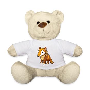 fourmilier mignon personnage de dessin animé Kawaii Clipart - Nounours - blanc - Devant