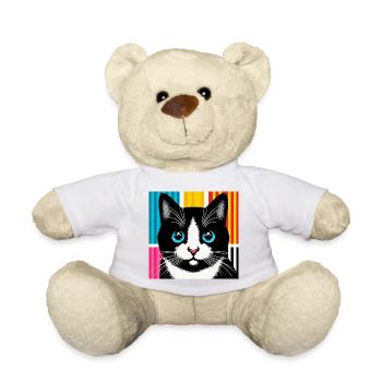 Chat - Nounours - blanc - Devant