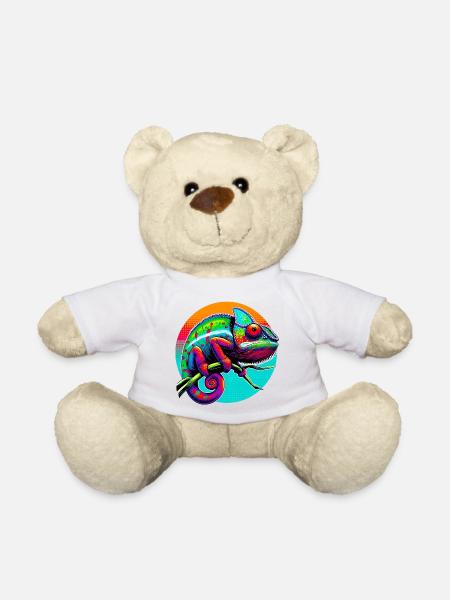 Chameleon - Teddy Bear - white