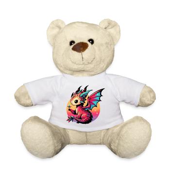 Drachen - Teddy - Weiß - Vorne
