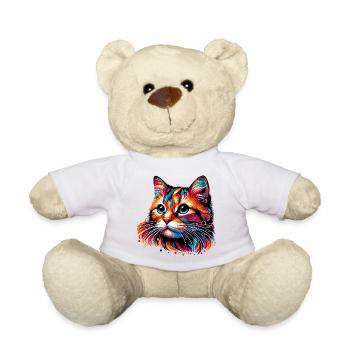 Chat - Nounours - blanc - Devant