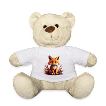 Schelmischer Fuchs - Teddy - Weiß - Vorne