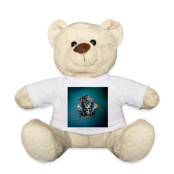 Skull that embodies the mystical aura - Teddy Bear - white - Front