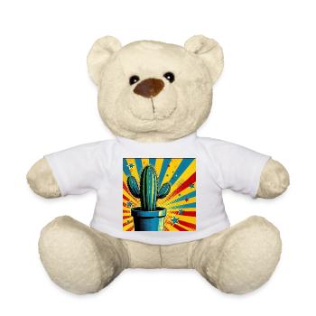 Cactus 1 - Teddy Bear - white - Front