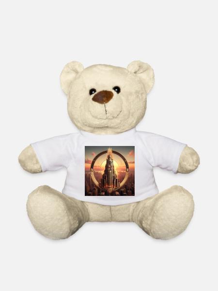 Wolkenkratzer 4 - Teddy - Weiß