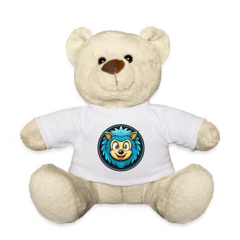 Igel Bunte Kawaii Cartoon Figur Clipart - Teddy - Weiß - Vorne