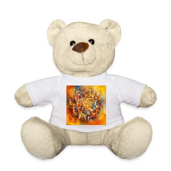 Squares 2 - Teddy Bear - white - Front