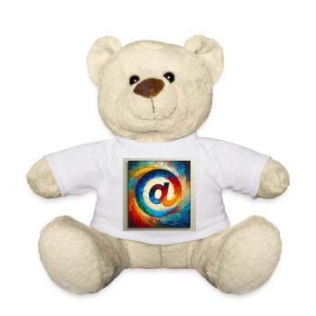 Symbol 6 - Teddy Bear - white - Front