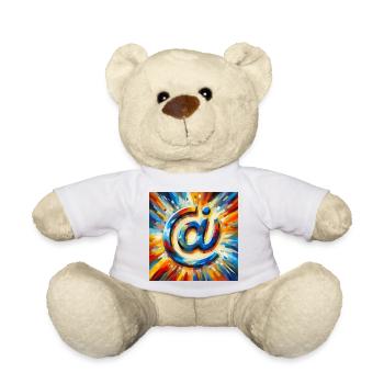 Symbol 8 - Teddy Bear - white - Front