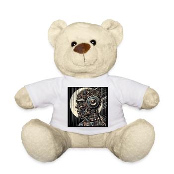 Analog soul AI robot Art - Teddy Bear - white - Front