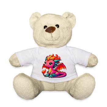 Drache - Teddy - Weiß - Vorne