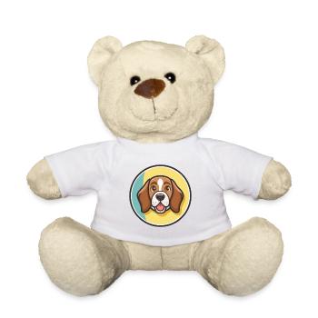 Français Tricolore Chien Race Dessin Animé Kawaii Pet - Nounours - blanc - Devant