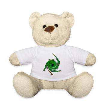 Schwarze Heilige Weihnacht - Teddy - Weiß - Vorne