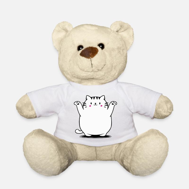 Chat mignon - Nounours - blanc