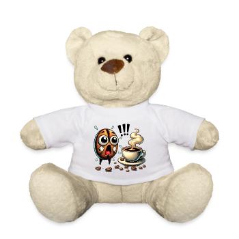 Design de café amusant - Nounours - blanc - Devant