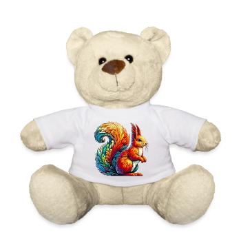 Squirrel - Teddy Bear - white - Front