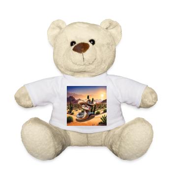 Süße Schlange mit Cowboyhut - Teddy - Weiß - Vorne
