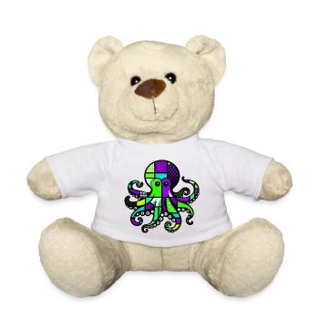 Krake - Teddy - Weiß - Vorne