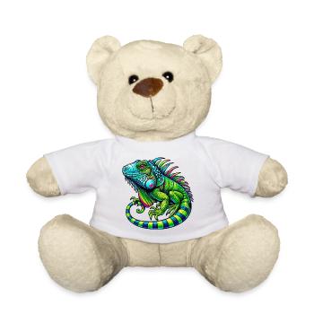 Iguana - Teddy Bear - white - Front
