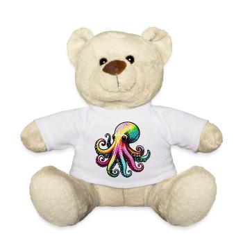 Krake - Teddy - Weiß - Vorne