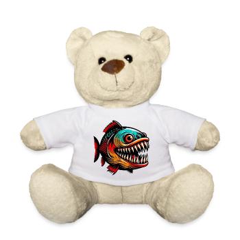 Piranha - Teddy Bear - white - Front