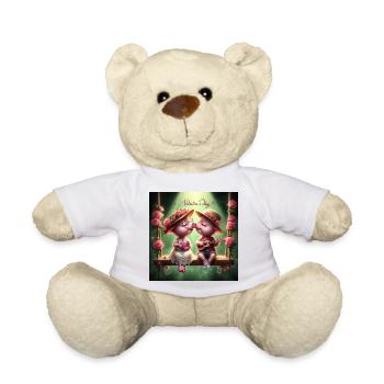 Saint Valentin - Nounours - blanc - Devant