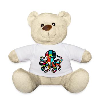 Krake - Teddy - Weiß - Vorne