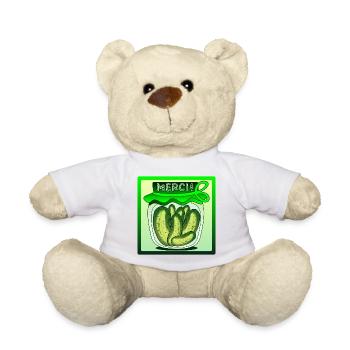 DANKE GURKENGURKEN - Teddy - Weiß - Vorne