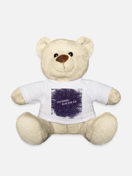 Ich denke also bin ich - Teddy - Weiß